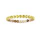 3 - Valerie 2.40 mm Yellow Sapphire Eternity Band 