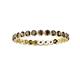 3 - Valerie 2.40 mm Smoky Quartz Eternity Band 