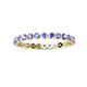 3 - Valerie 2.40 mm Tanzanite Eternity Band 