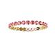 3 - Valerie 2.40 mm Pink Tourmaline Eternity Band 