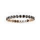 3 - Valerie 2.40 mm Black Diamond Eternity Band 