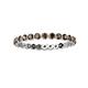 3 - Valerie 2.40 mm Smoky Quartz Eternity Band 
