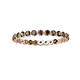 3 - Valerie 2.40 mm Smoky Quartz Eternity Band 