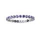 3 - Valerie 2.40 mm Iolite Eternity Band 
