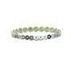 3 - Valerie 2.40 mm Peridot Eternity Band 
