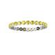 3 - Valerie 2.40 mm Yellow Sapphire Eternity Band 