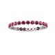 3 - Valerie 2.40 mm Ruby Eternity Band 
