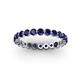 3 - Valerie 2.70 mm Blue Sapphire Eternity Band 