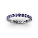 3 - Valerie 2.70 mm Iolite Eternity Band 