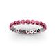 3 - Valerie 2.70 mm Rhodolite Garnet Eternity Band 