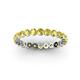 3 - Valerie 2.70 mm Yellow Sapphire Eternity Band 