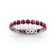 3 - Valerie 2.70 mm Ruby Eternity Band 