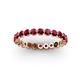 3 - Valerie 2.70 mm Ruby Eternity Band 
