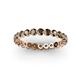 3 - Valerie 2.70 mm Smoky Quartz Eternity Band 