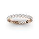 3 - Valerie 2.70 mm White Sapphire Eternity Band 