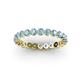 3 - Valerie 2.70 mm Aquamarine Eternity Band 