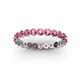 3 - Valerie 2.70 mm Pink Tourmaline Eternity Band 