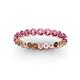 3 - Valerie 2.70 mm Pink Tourmaline Eternity Band 