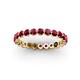 3 - Valerie 2.70 mm Ruby Eternity Band 