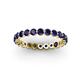 3 - Valerie 3.00 mm Blue Sapphire Eternity Band 