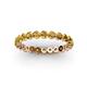 3 - Valerie 3.00 mm Citrine Eternity Band 