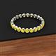 3 - Valerie 3.00 mm Yellow Sapphire Eternity Band 
