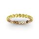 3 - Valerie 3.00 mm Yellow Sapphire Eternity Band 