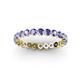 3 - Valerie 3.00 mm Tanzanite Eternity Band 