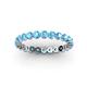 3 - Valerie 3.00 mm Blue Topaz Eternity Band 