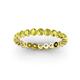 3 - Valerie 3.00 mm Yellow Diamond Eternity Band 