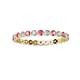 2 - Valerie 2.40 mm Pink Tourmaline and Diamond Eternity Band 