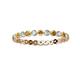 2 - Valerie 2.40 mm Citrine and Diamond Eternity Band 