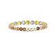 2 - Valerie 2.40 mm Yellow Sapphire and Diamond Eternity Band 
