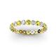 2 - Valerie 2.70 mm Yellow and White Diamond Eternity Band 