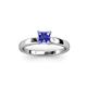 3 - Annora Princess Cut Tanzanite Solitaire Engagement Ring 