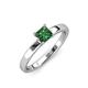4 - Annora Princess Cut Lab Created Alexandrite Solitaire Engagement Ring 
