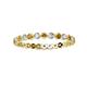 2 - Valerie 2.40 mm Citrine and Lab Grown Diamond Eternity Band 