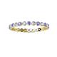 2 - Valerie 2.40 mm Tanzanite and Lab Grown Diamond Eternity Band 