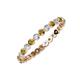 3 - Valerie 2.40 mm Citrine and Lab Grown Diamond Eternity Band 