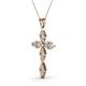 2 - Ife Petite Diamond Cross Pendant 