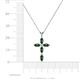 4 - Ife Petite Lab Created Alexandrite Cross Pendant 