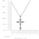 4 - Ife Petite Diamond Cross Pendant 