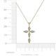 4 - Ife Petite Diamond Cross Pendant 