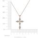 4 - Ife Petite Diamond Cross Pendant 