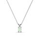 1 - Jassiel 5x3 mm Oval Cut Opal Double Bail Solitaire Pendant Necklace 
