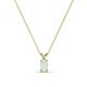 1 - Jassiel 5x3 mm Oval Cut Opal Double Bail Solitaire Pendant Necklace 