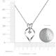 6 - Sallie Diamond Heart Pendant 