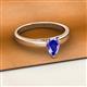 2 - Annora Pear Cut Tanzanite Solitaire Engagement Ring 