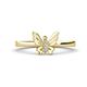 1 - Motyl Bold Round Diamond Butterfly Ring 
