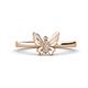 1 - Motyl Bold Round Lab Grown Diamond Butterfly Ring 